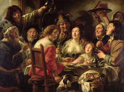 Der König trinkt von Jacob Jordaens